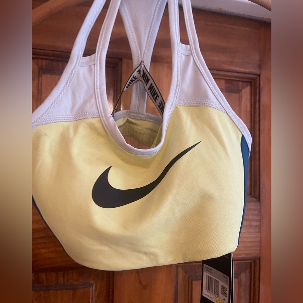 Nike swoosh bra